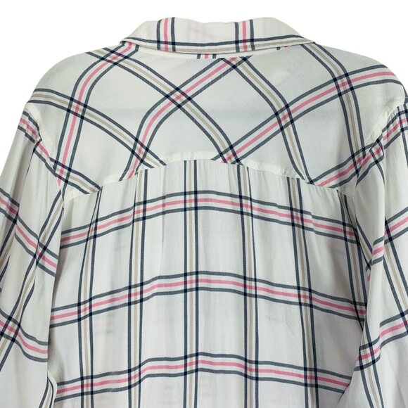 Plus Size Flannel Shirt Women Plaid Shirt Casual soft sz 2X Mystyle - Picture 9 of 15